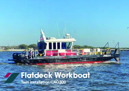 Flatdeck_Workboat_Thumbnail World’s First High Power Diesel Outboard Engine | TMICOX